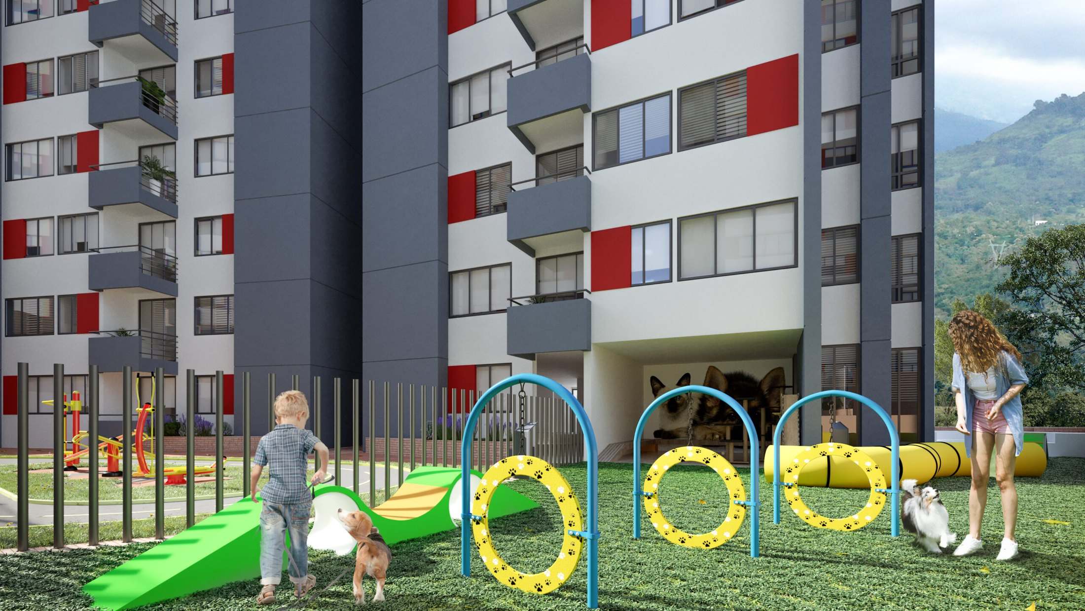Parque canino de Malibú Condominio