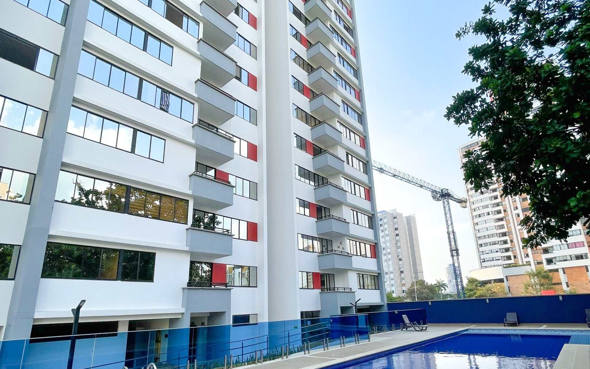 Torre Meliá de Malibú Condominio, ya entregada, con su piscina